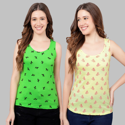 DIAZ Casual Printed Women Multicolor Top