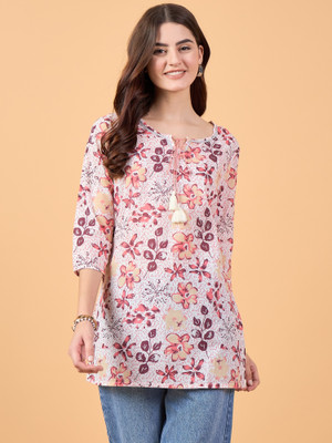 Neesh Casual Floral Print Women Multicolor Top