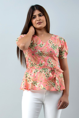 KUMARI Casual Floral Print Women Multicolor Top