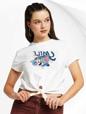 HouseOfCommon Casual Printed Women Multicolor Top