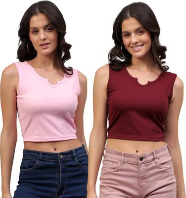 FASHA Casual Self Design Women Multicolor Top
