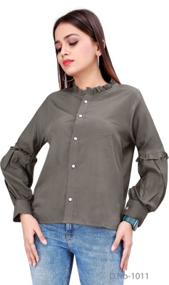 Arihant Textiles Casual Solid Women Grey Top