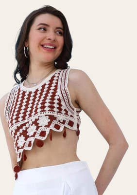 Emprace Casual Solid Women Maroon Top