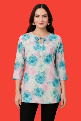 GORGEOUFASHION Casual Printed Women Multicolor Top