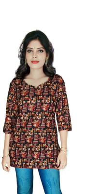 Krishiv Casual Printed Women Multicolor Top