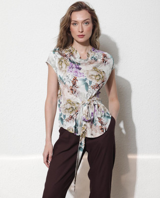 RAREISM Party Floral Print Women Multicolor Top