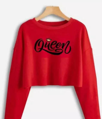 PDS TRADING Casual Printed Women Red Top