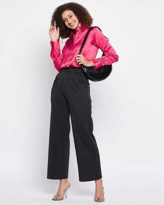 eyka Formal Solid Women Pink Top