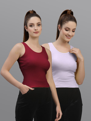 FRISKERS Casual Solid Women Multicolor Top