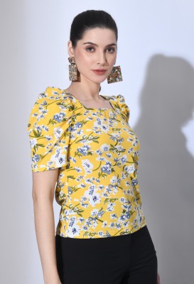 SAKSHI TRADER Casual Printed Women Multicolor Top