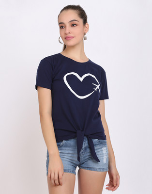 Clothmaster Casual Striped Women Blue Top