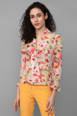 Allen Solly Casual Printed Women Multicolor Top