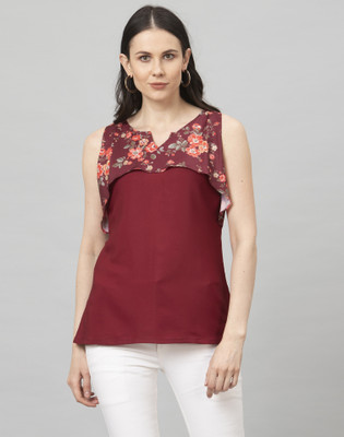 Selvia Casual Printed Women Multicolor Top