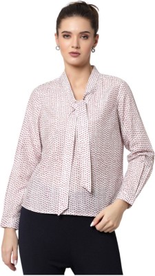 Office & you Formal Polka Print Women White Top