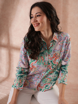 Globus Formal Printed Women Multicolor Top