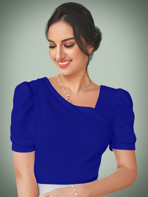 Kashonaa Casual Self Design Women Blue Top