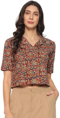 Plomy Casual Printed Women Multicolor Top