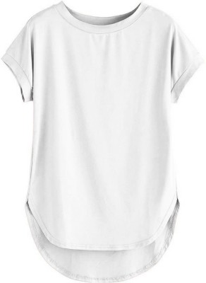 AUSK Casual Solid Women White Top