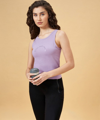 Ajile By Pantaloons Casual Printed Women Purple Top