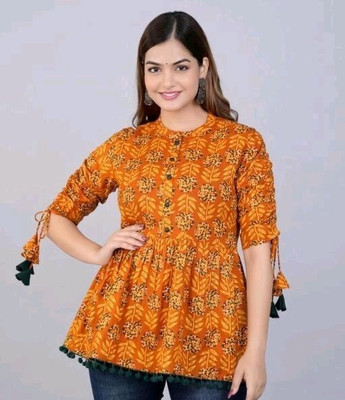 Mahalakshmi Creation Casual Printed Women Multicolor Top