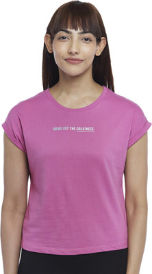 Ajile By Pantaloons Casual Printed Women Pink Top