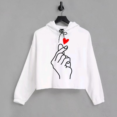 Toxicfashion Full Sleeve Graphic Print Girls Sweatshirt