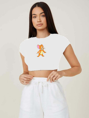 Sollobell Casual Printed Women White Top