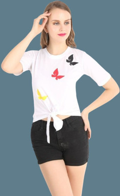 Dolphins Formal Solid Women Multicolor Top