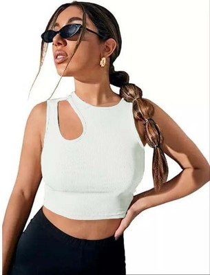 DD Enterprises Casual Solid Women White Top