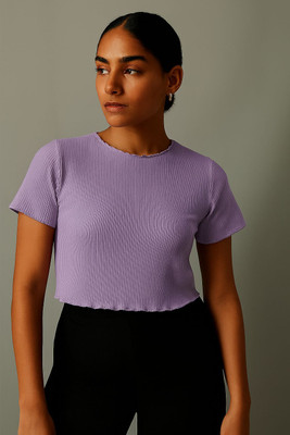 Blueribon Casual Solid Women Red Top