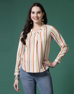 Selvia Casual Printed Women Multicolor Top