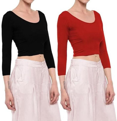 THEBLAZZEE Casual Solid Women Multicolor Top