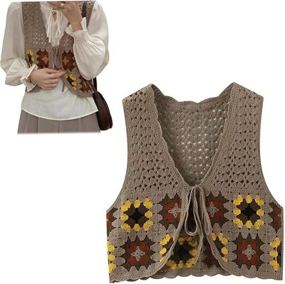 Epicedesigns Casual Embroidered Women Brown Top