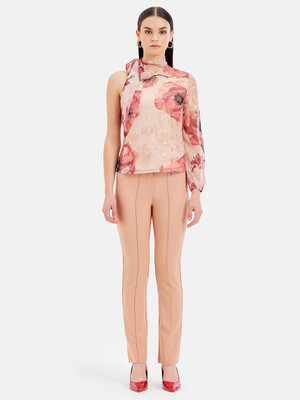 KAZO Casual Printed Women Red Top