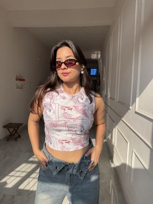 TANDUL Casual Printed Women Multicolor Top