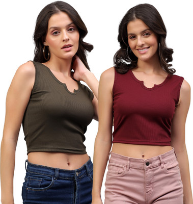 FASHA Casual Self Design Women Multicolor Top