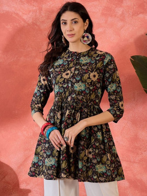 shubharsh Casual Printed Women Multicolor Top