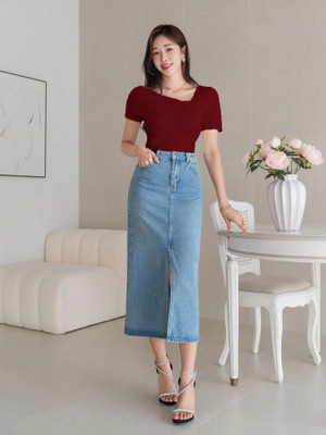 Istyle Can Casual Solid Women Maroon Top