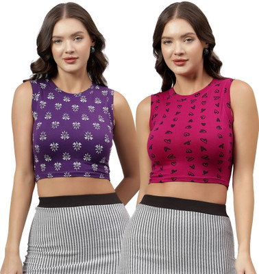 DIAZ Casual Printed Women Multicolor Top