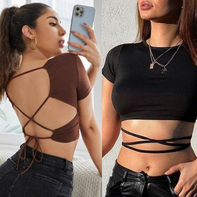 adicto hub Casual Striped Women Black, Brown Top