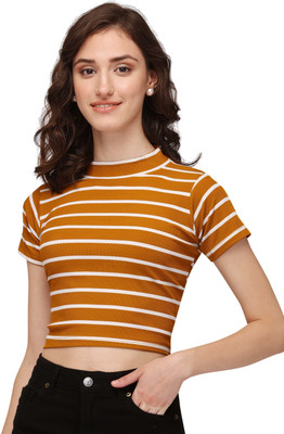 NiloBerry Casual Striped Women Multicolor Top