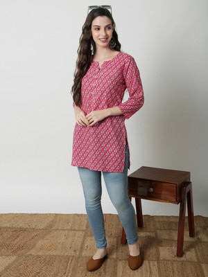Janakdulari Creation Casual Printed Women Multicolor Top
