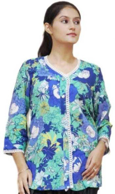 Arya Dreamz Casual Floral Print Women Multicolor Top