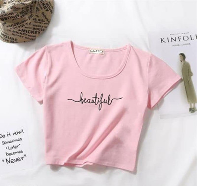 HouseOfCommon Casual Printed Women Black Top