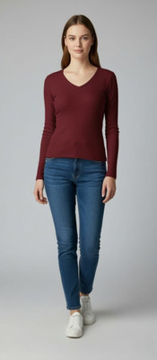 Tanushk Casual Solid Women White Top