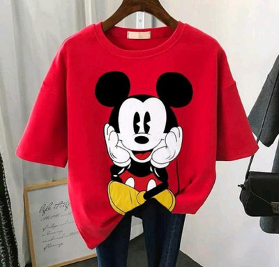 SIBBU Casual Printed Women Red Top