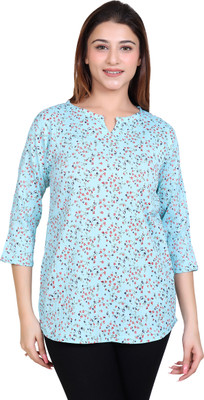 Ogarti Casual Printed Women Green Top