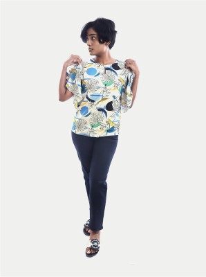 radprix Casual Floral Print Women Multicolor Top