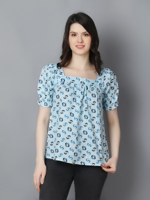 ZUVINO Casual Printed Women Multicolor Top