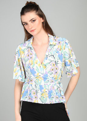 defacto Casual Floral Print Women Multicolor Top